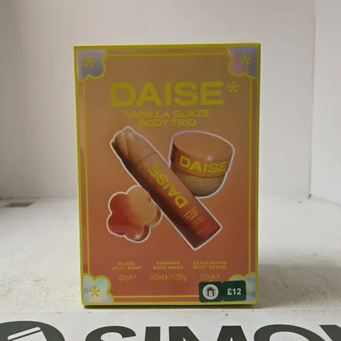 DAISE VANILLA GLAZE BODY TRIO β 3-PIECE BATH & BODY SET