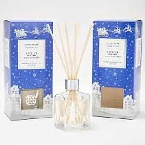 HOMEWORX BY SLATKIN + CO SET OF 2 SANTA CLAUS COLLECTION REED DIFFUSERS