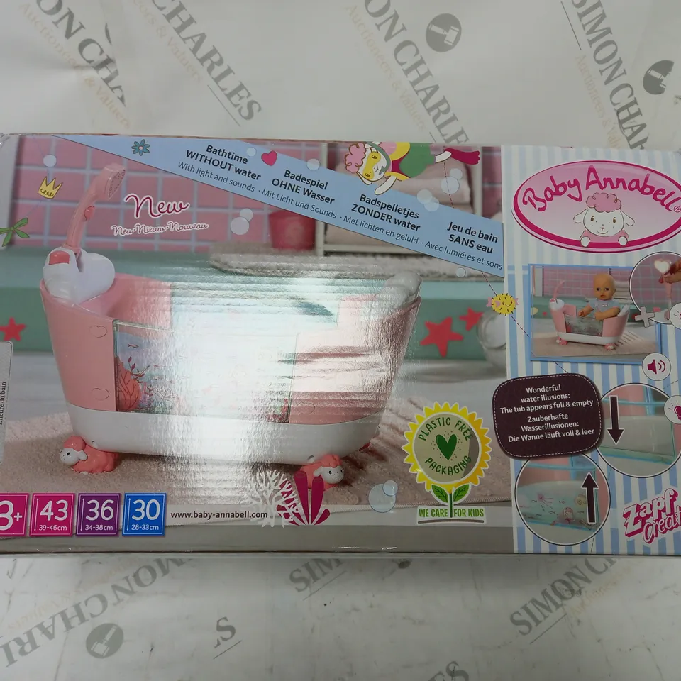 BABY ANNABELL LET'S PLAY BATH TIME RRP £34.99