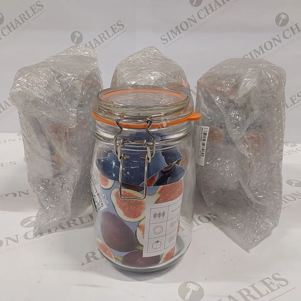 4 BRAND NEW KILNER JARS- COLLECTION ONLY