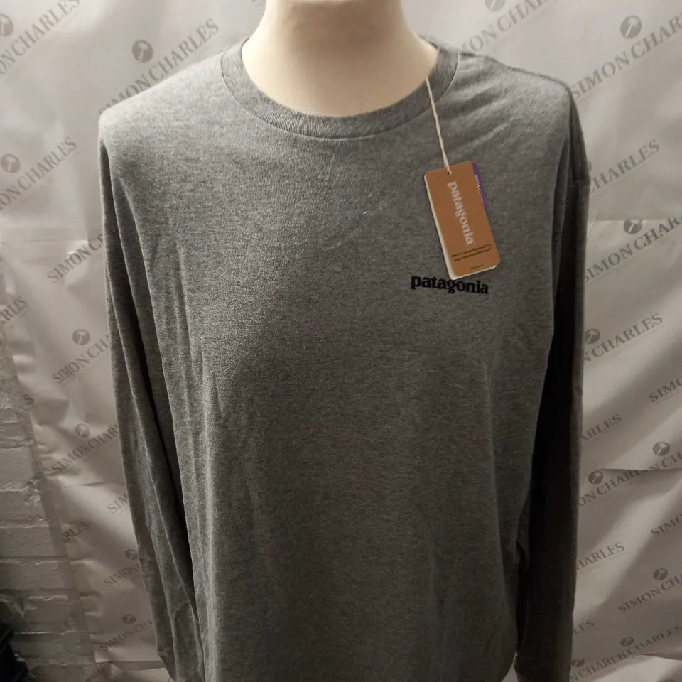 PATAGONIA LOGO LONG SLEEVED SHIRT SIZE L