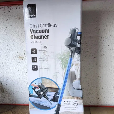 KEPLIN 2-IN-1 CORDLESS VACUUM CLEANER – BOXED