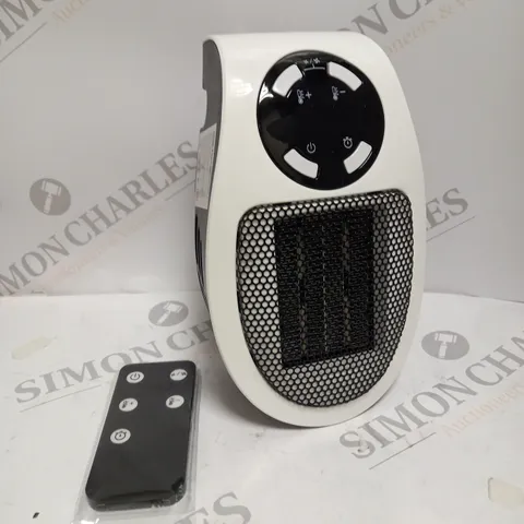 BOXED DAEWOO 500W PLUG IN HEATER WITH REMOTE CONTROL