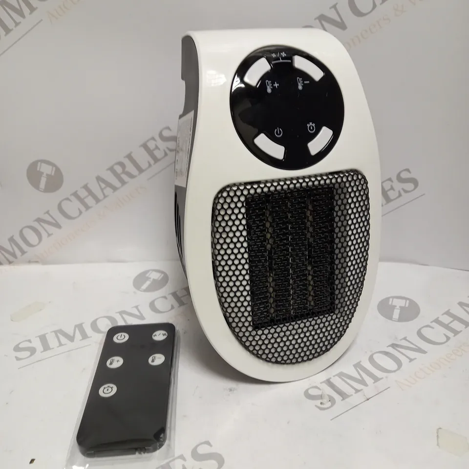 BOXED DAEWOO 500W PLUG IN HEATER WITH REMOTE CONTROL 