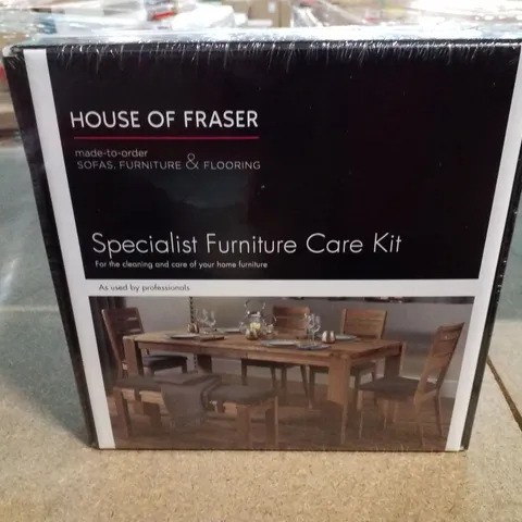BOX CONTAINING 6 HOUSE OF FRASER SPECIALIST FURNITURE CARE KITS