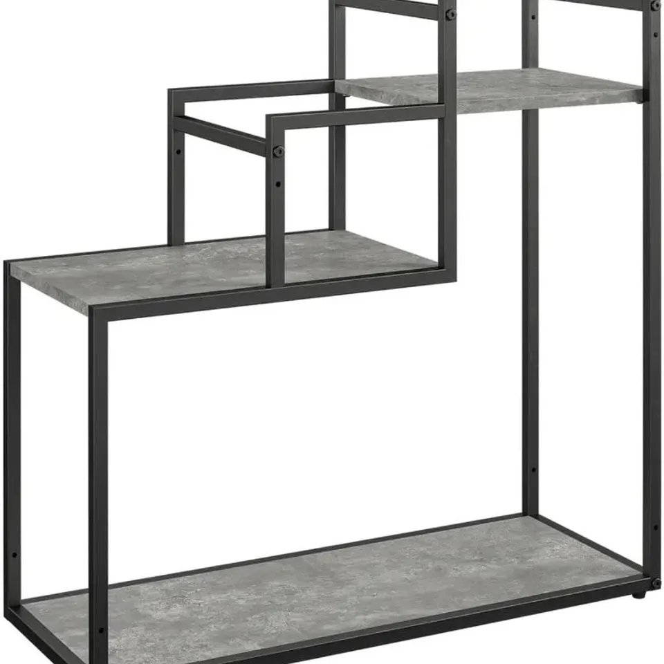 BOXED NG WESTON PLANT STAND - LIGHT CONCRETE (1 BOX)