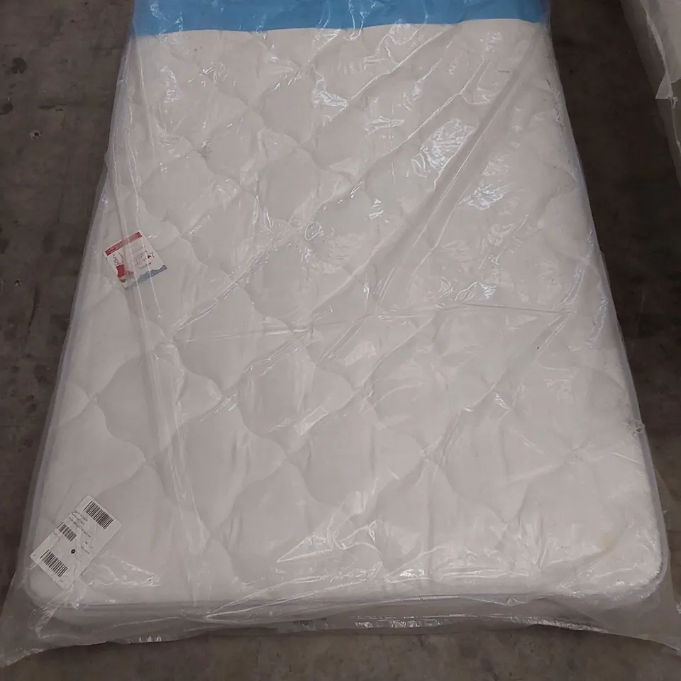 QUALITY BAGGED 120cm AIRSPRUNG MICRO QUILT 4ft SMALL DOUBLE MATTRESS RRP £209