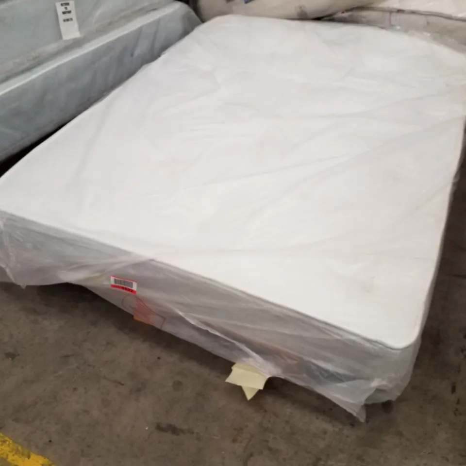 QUALITY BAGGED 4'6" MEMORY FOAM OPEN COIL MATTRESS 