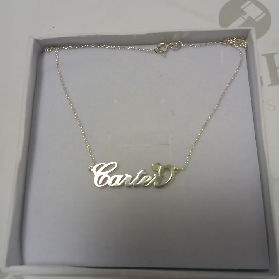 STERLING SILVER ITALIC PERSONALISED NECKLACE RRP £26