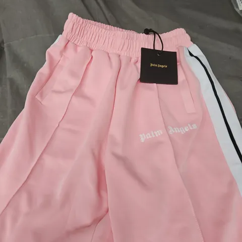 PALM ANGELS PINK TRACK SHORTS - SIZE UNSPECIFIED 
