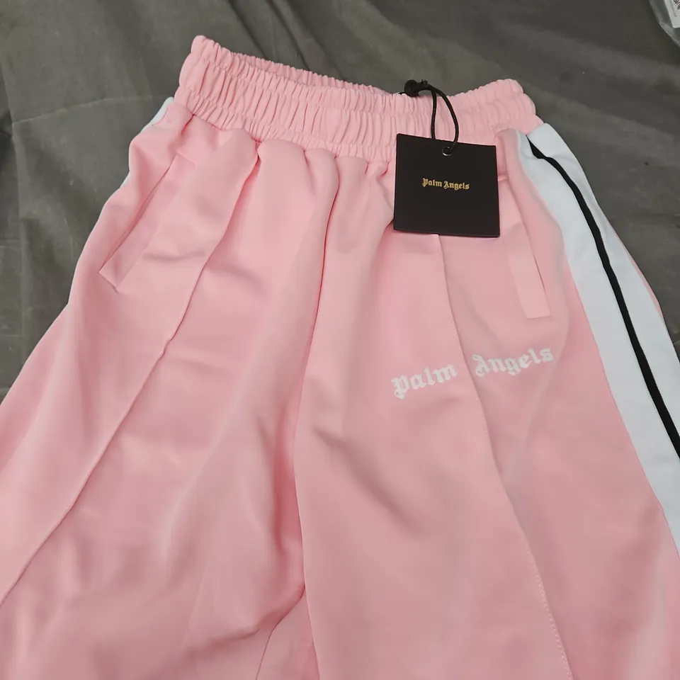 PALM ANGELS PINK TRACK SHORTS - SIZE UNSPECIFIED 