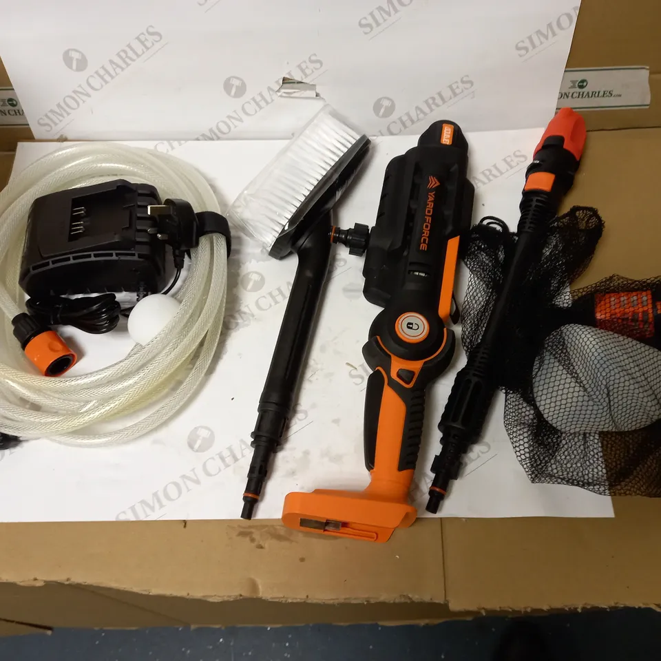 YARD FORCE 22BAR 20V AQUAJET CORDLESS PRESSURE CLEANER