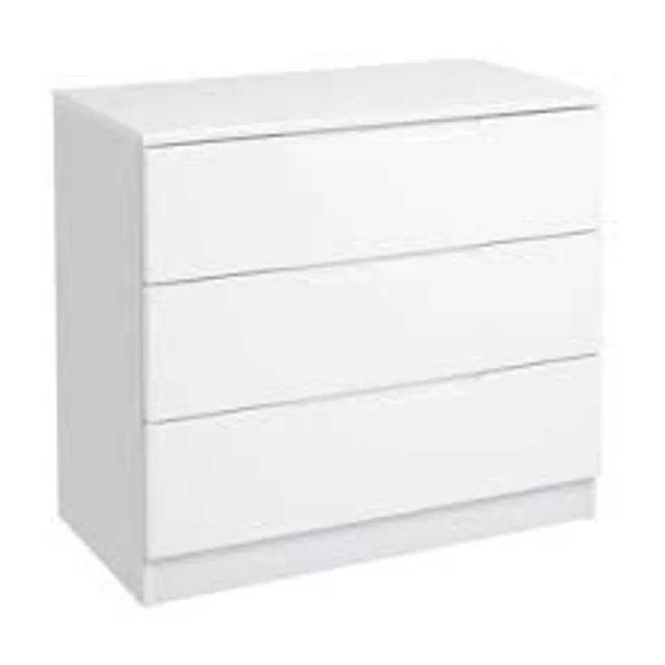 BOXED DUNELM LEGATO 3 DRAWER CHEST (1 BOX)