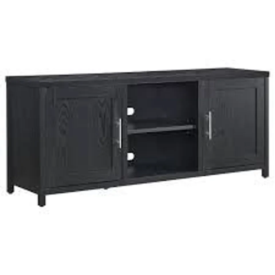 BOXED STRAHM TV STAND FOR TVS UP TO 65" - BLACK GRAIN FINISH (1 BOX)