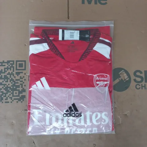BAGGED ADIDAS ARSENAL FOOTBALL JERSEY IN RED SIZE 4XL