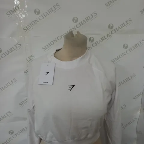 GYMSHARK TRAINING CROP SWEATER SIZE XS