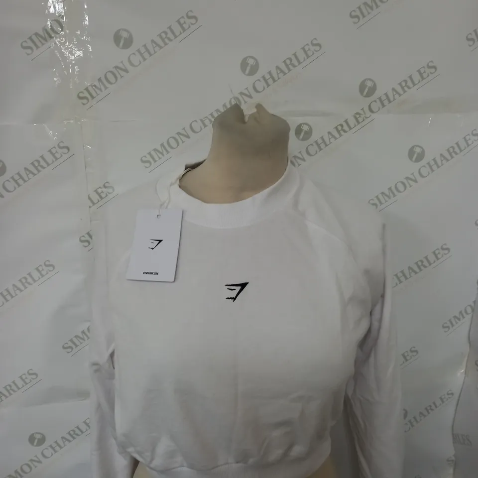 GYMSHARK TRAINING CROP SWEATER SIZE XS