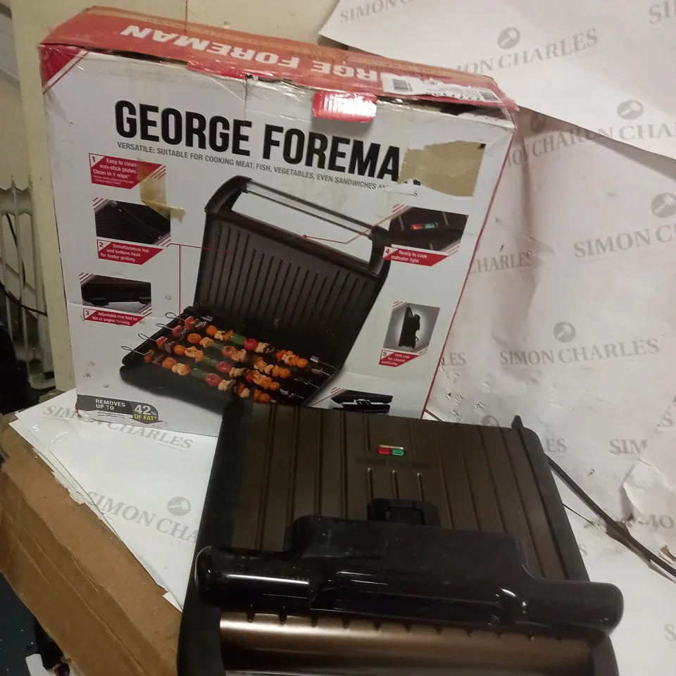 GEORGE FOREMAN 25053 ELECTRIC GRILL
