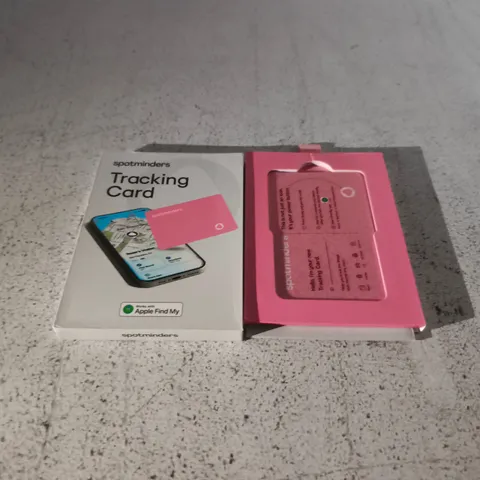 BOXED SPOTMINDERS TRACKING CARD IN PINK