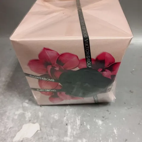 BOXED VIKTOR AND ROLF FLOWERBOMB RUBY ORCHID EAU DE PARFUM 100ML- DAMAGED BOX