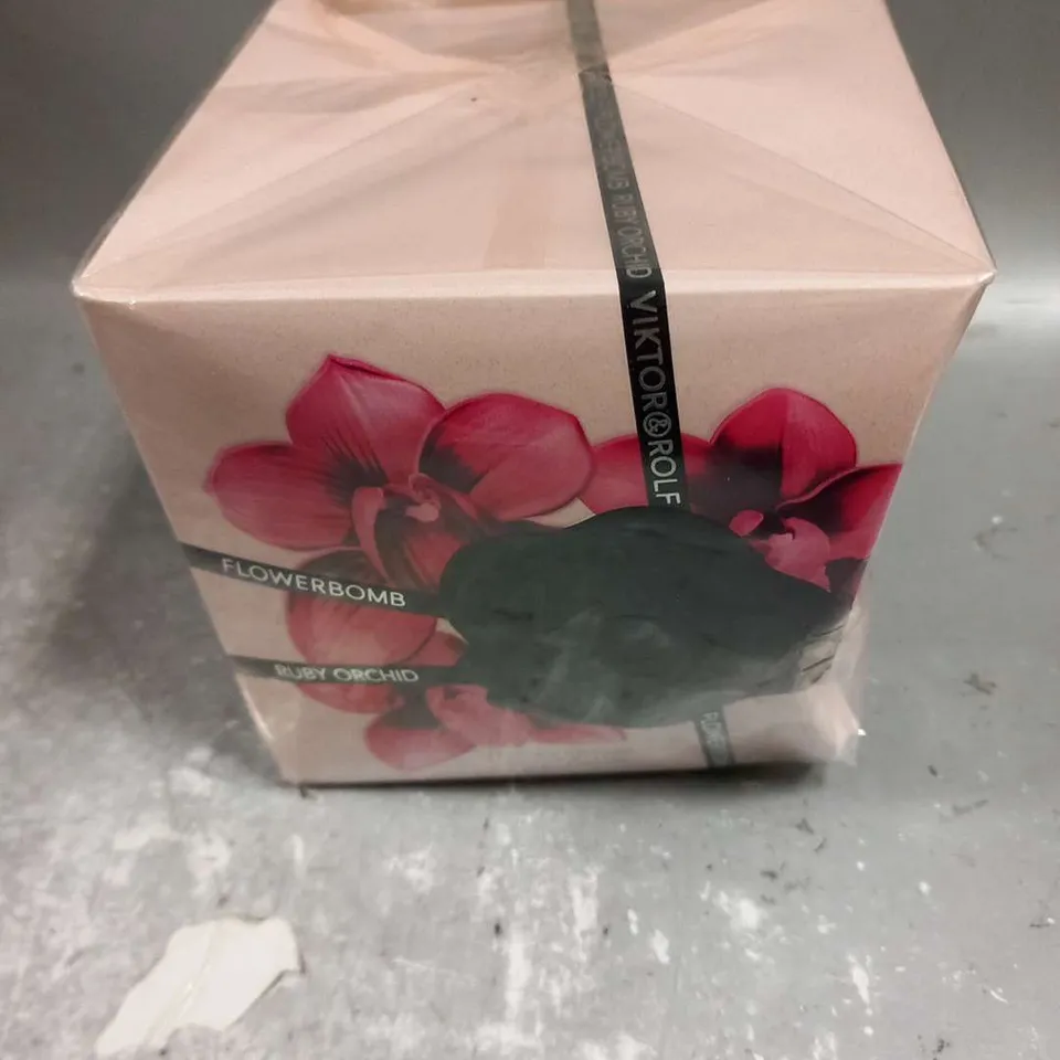 BOXED VIKTOR AND ROLF FLOWERBOMB RUBY ORCHID EAU DE PARFUM 100ML- DAMAGED BOX