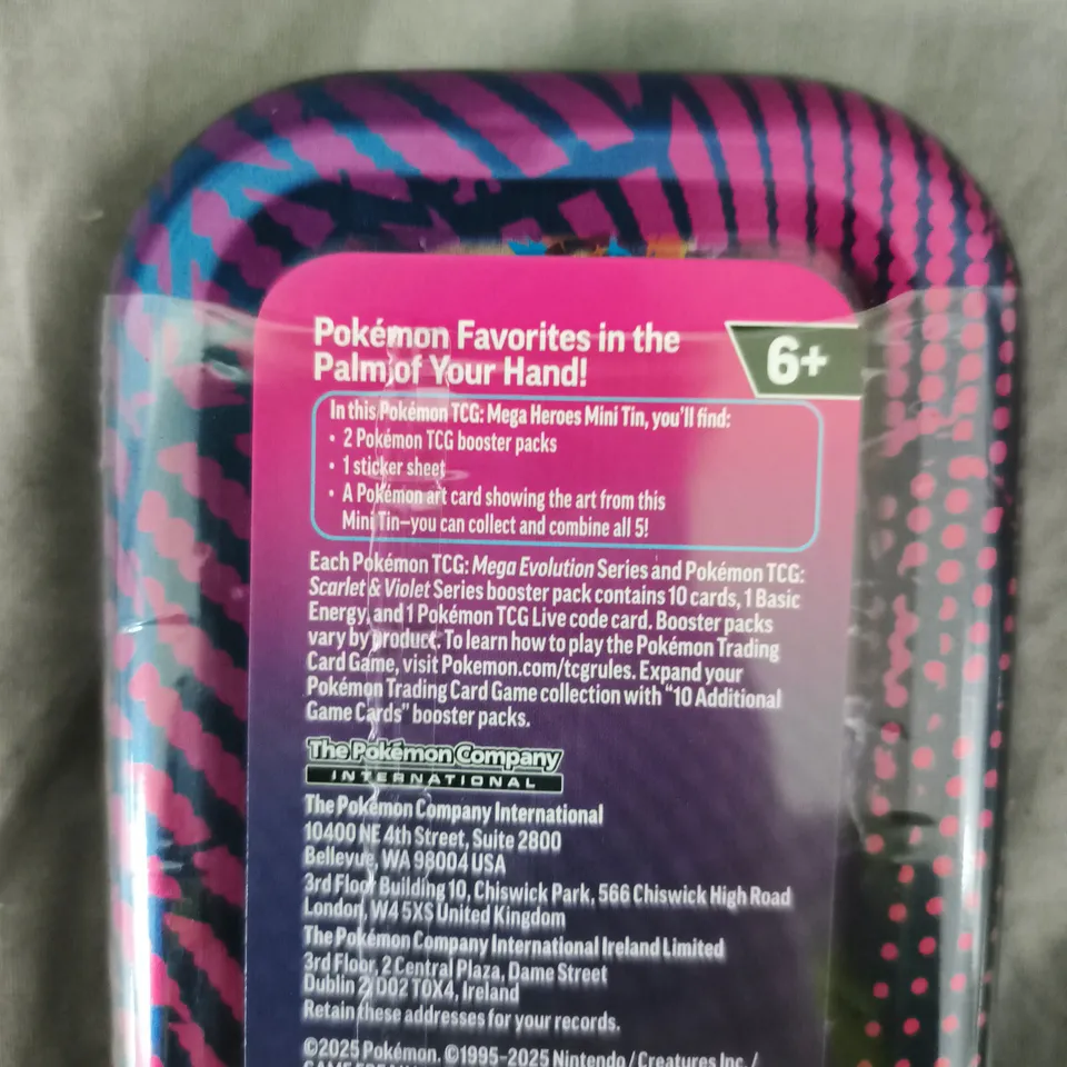 POKÉMON MEGA HEROES MINI TIN