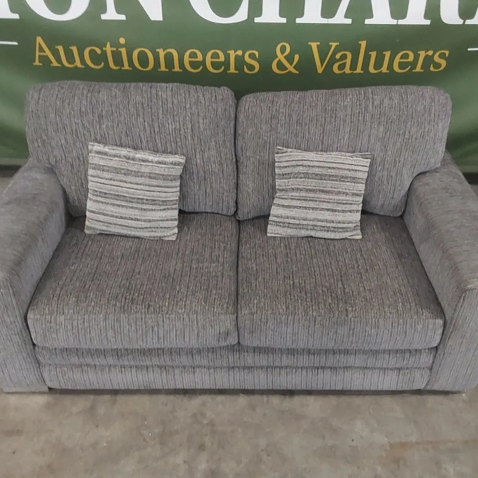 QUALITY DESIGNER MINC FABRIC UPHOLSTERED 3 SEATER SOFA