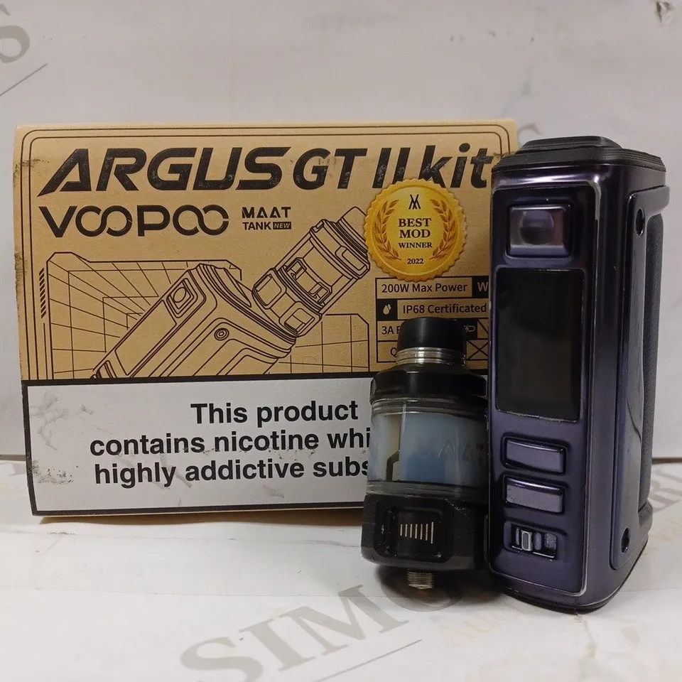 BOXED VOOPOO ARGUS GT II KIT - DARK BLUE 