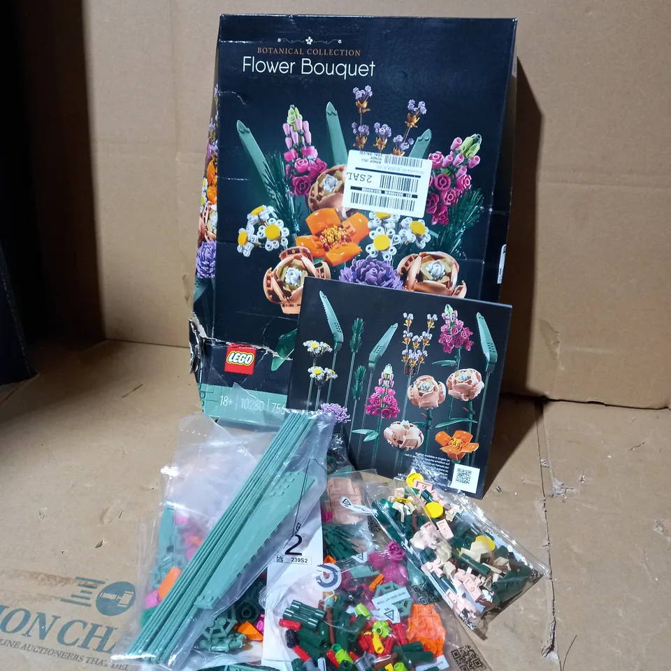 BOXED LEGO CREATOR FLOWER BOUQUET SET FOR ADULTS 10280 RRP £55