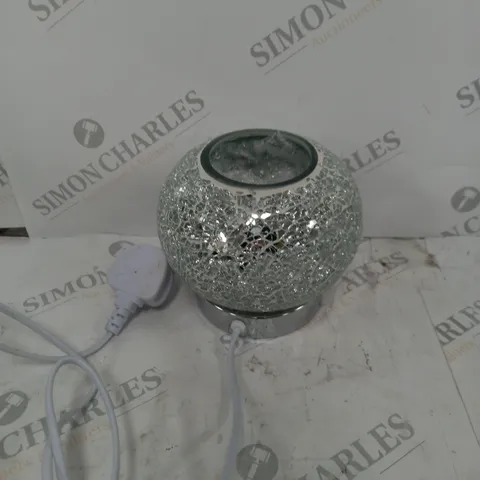 SENSE AROMA SILVER MOSAIC ROUND TOUCH ELECTRIC WAX MELT WARMER