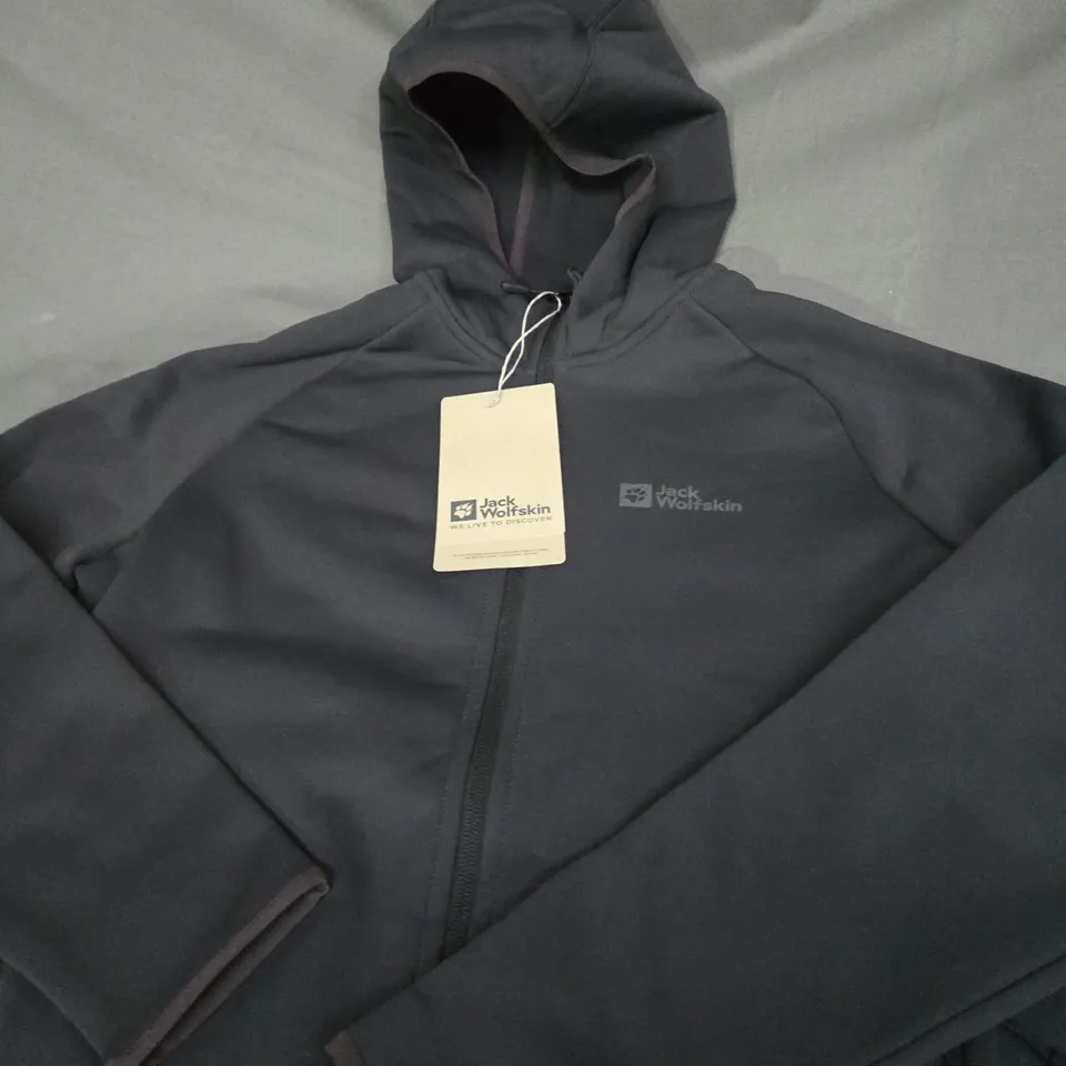 JACK WOLFSKIN BAISELBERG HOODED JACKET SIZE SMALL