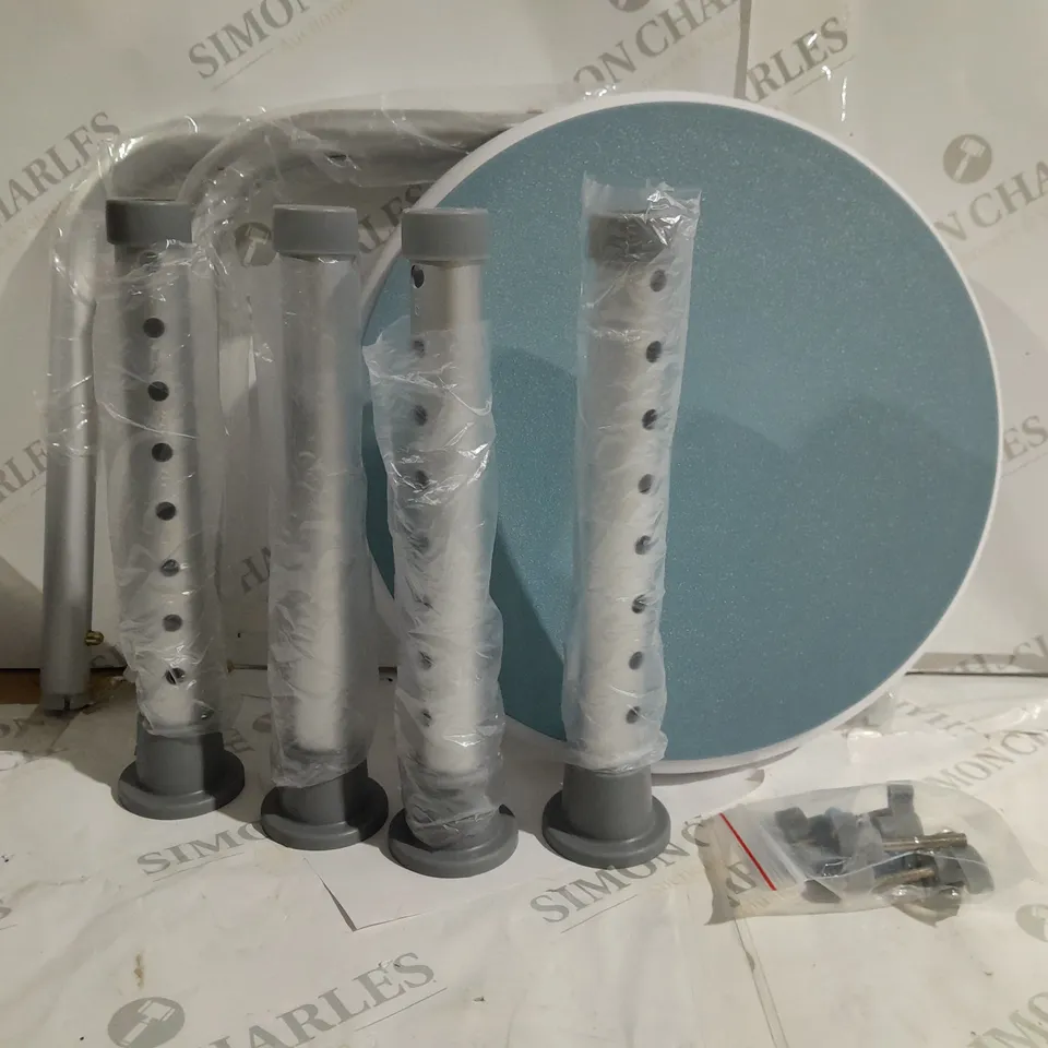 ADJUSTABLE SHOWER STOOL WITH SWIVEL SEAT 