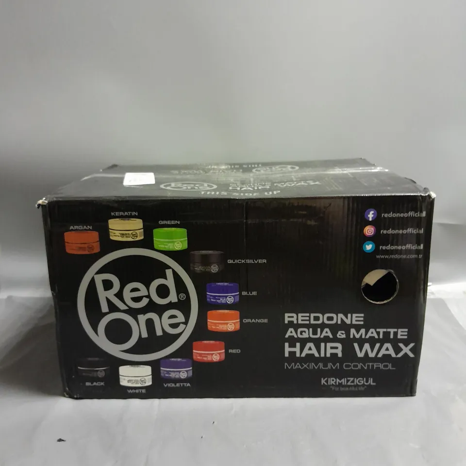 BOXED REDONE AQUA & MATTE HAIR WAX MAXIMUM CONTROL COLLECTION