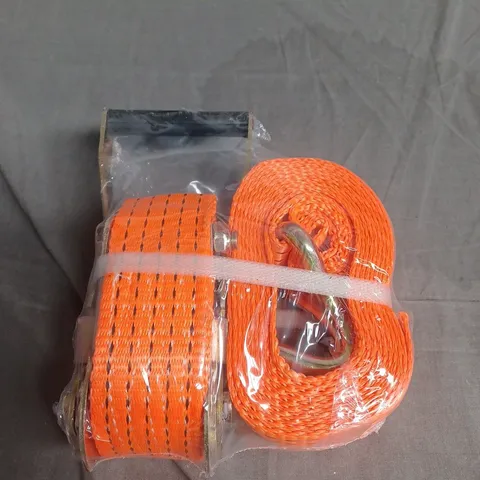 SEALED ORANGE RATCHET STRAPS 