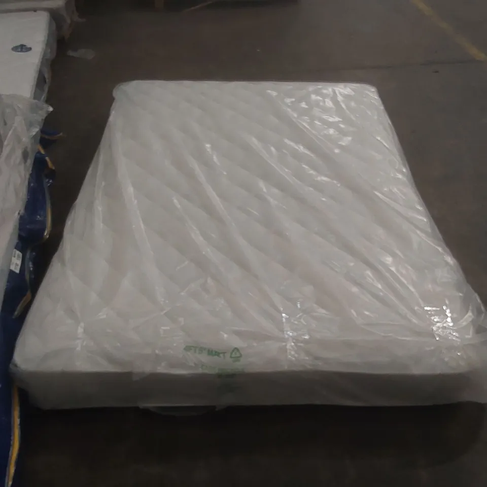 QUALITY BAGGED DOUBLE 135cm AIRSPRUNG LUXURY QUILTED MEDIUM MATTRESS