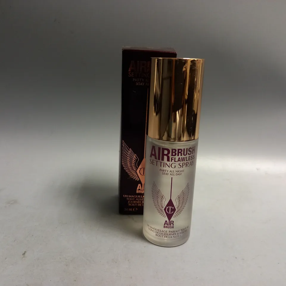 BOXED CHARLOTTE TILBURY AIR BRUSH FLAWLESS SETTING SPRAY 34ML 
