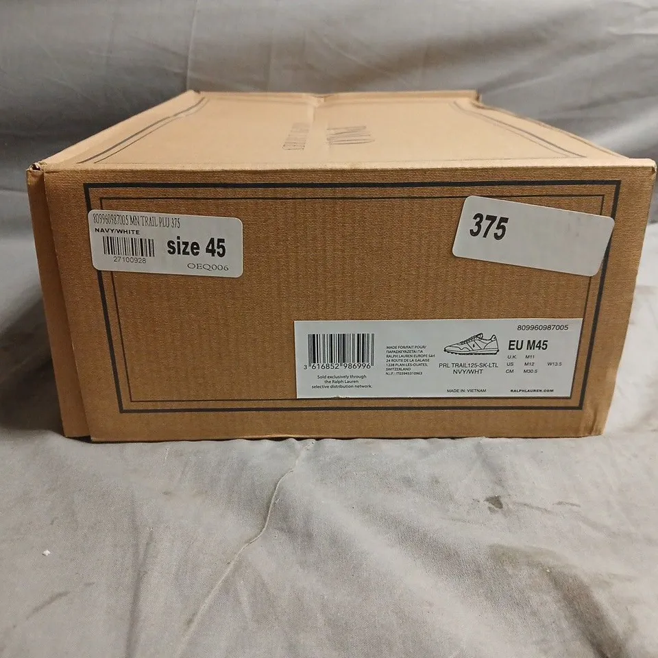 RALPH LAUREN SNEAKERS – NAVY BLUE, UK 10.5 (EU 45)