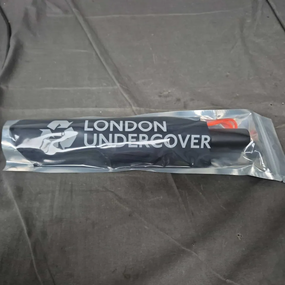 LONDON UNDERCOVER UMBRELLA – BLACK IN ORIGINAL PACKAGING