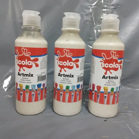 SCOLA ARTMIX READY MIXED PAINT (BOX OF APPROXIMATELY 12 X 300ML BOTTLES)