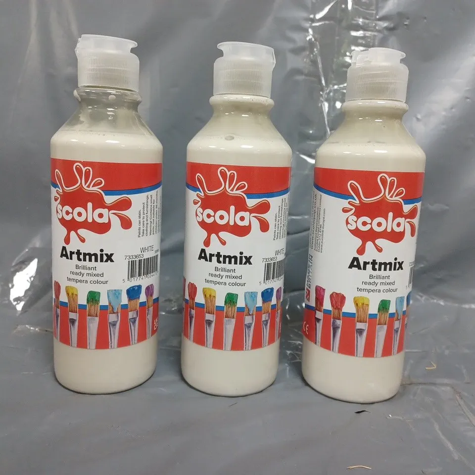 SCOLA ARTMIX READY MIXED PAINT (BOX OF APPROXIMATELY 12 X 300ML BOTTLES)