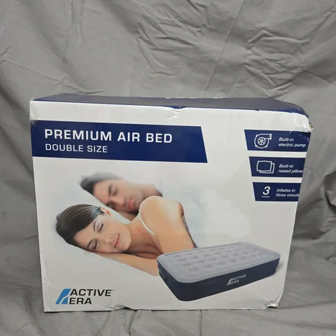 ACTIVE ERA PREMIUM AIR BED – DOUBLE SIZE WITH BUILT-IN PUMP