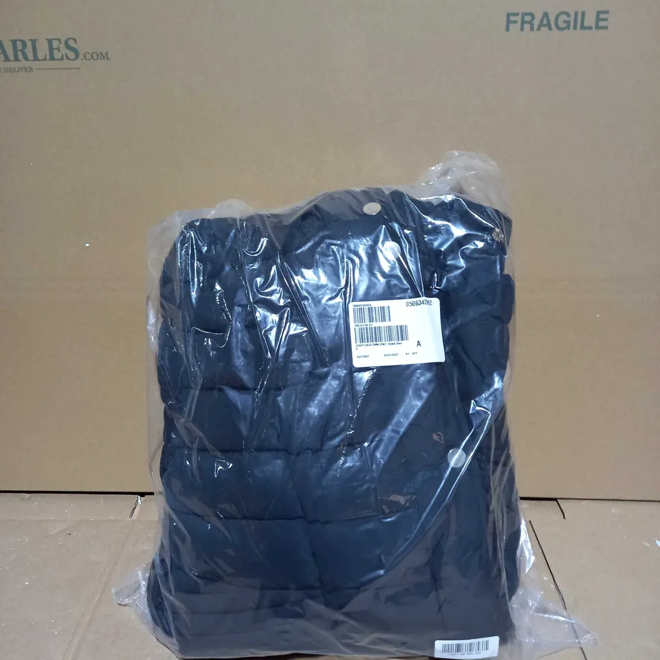 CENTIGRADE FAUX DOWN COAT BLACK - SMALL