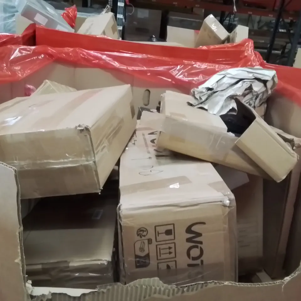 PALLET OF ASSORTED HOUSEHOLD GOODS AND PRODUCTS TO INCLUDE;ELECTRIC CAR CHARGER,PICTURE FRAME 