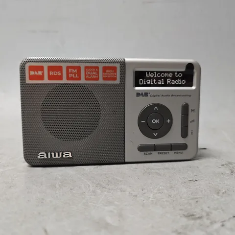BOXED AIWA DIGITAL PORTABLE DAB+ RADIO 
