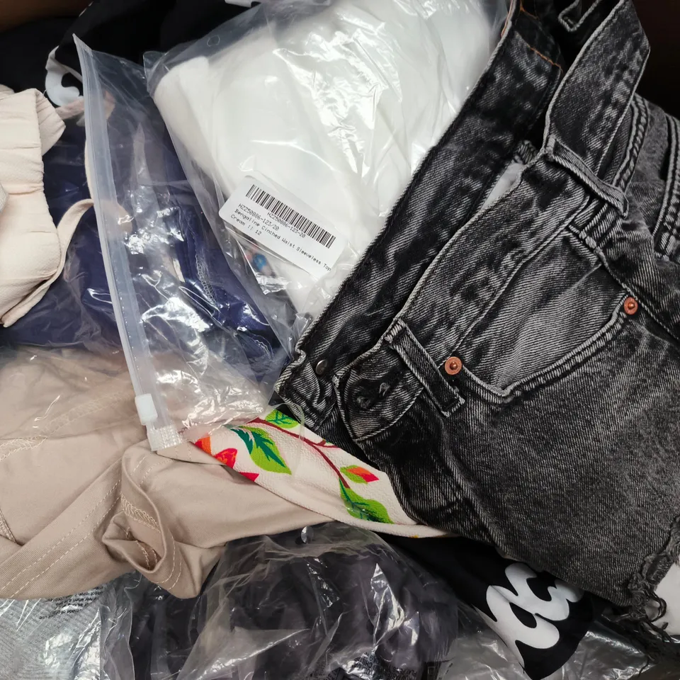APPROXIMATELY 20 ASSORTED CLOTHING AND FASHION PRODUCTS IN VARIOUS STYLES AND SIZES - COLLECTION ONLY