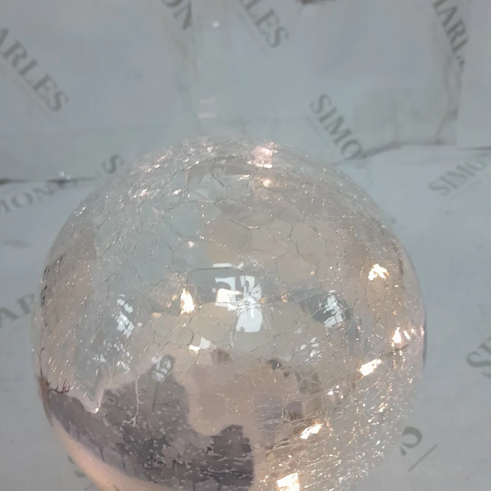 BOXED GALSS GLOBE WITH LED LIGHTING