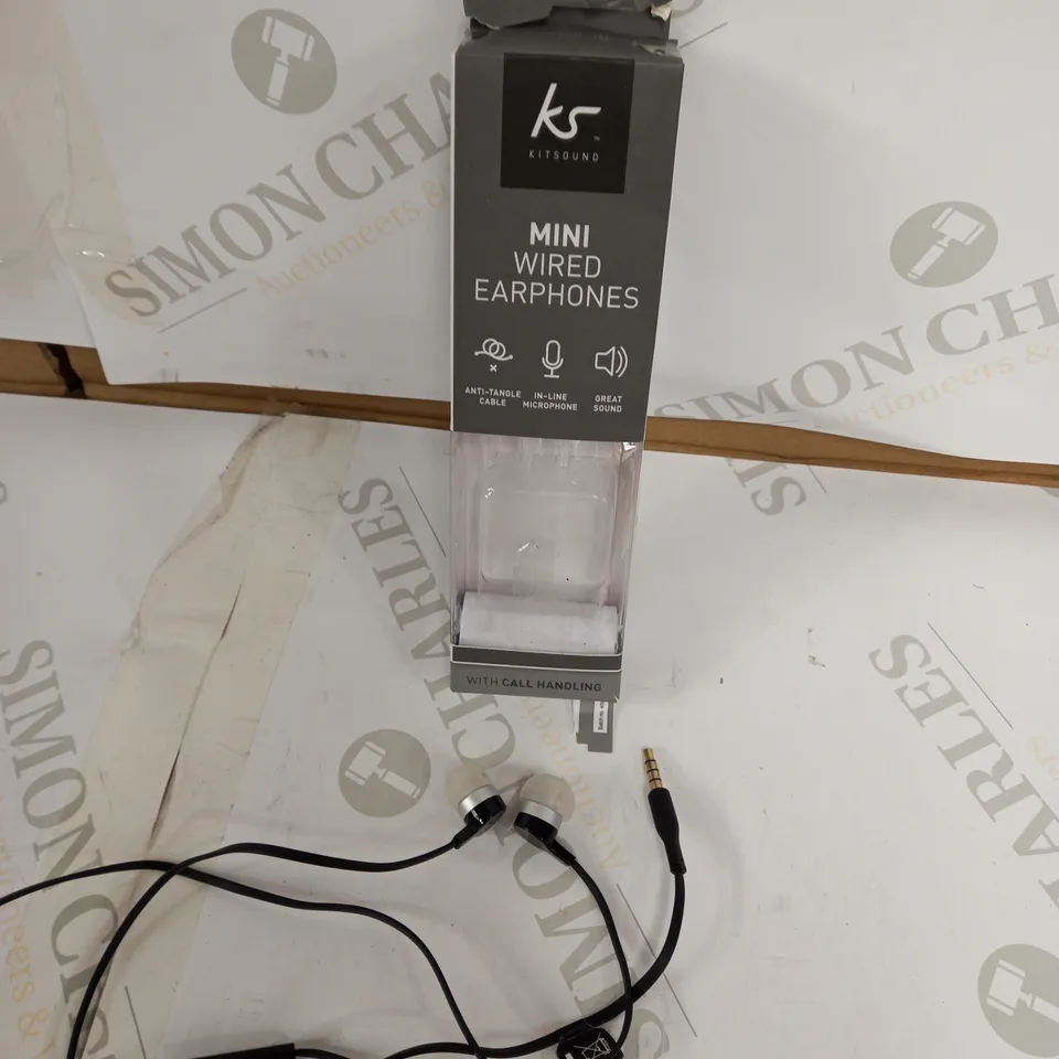 KITSOUND MINI WIRED EARPHONES 