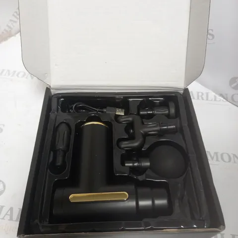 MASSAGE GUN WITH 4 SHAPE HEADS