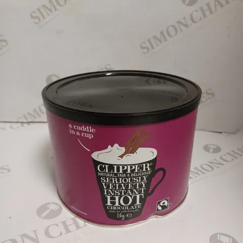 SEALED CLIPPER FAIRTRADE SERIOUSLY VELVETY INSTANT HOT CHOCOLATE - 1KG