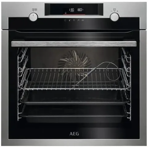 AEG BCE556060M SERIES 6000 STEAMBAKE MULTIFUNCTION SINGLE OVEN – STAINLESS STEEL